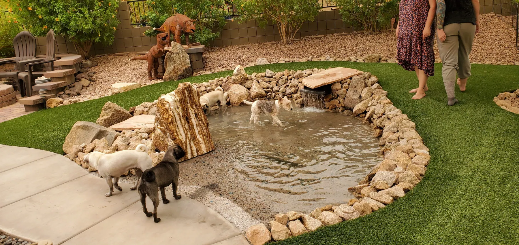 Desert pergola + patio