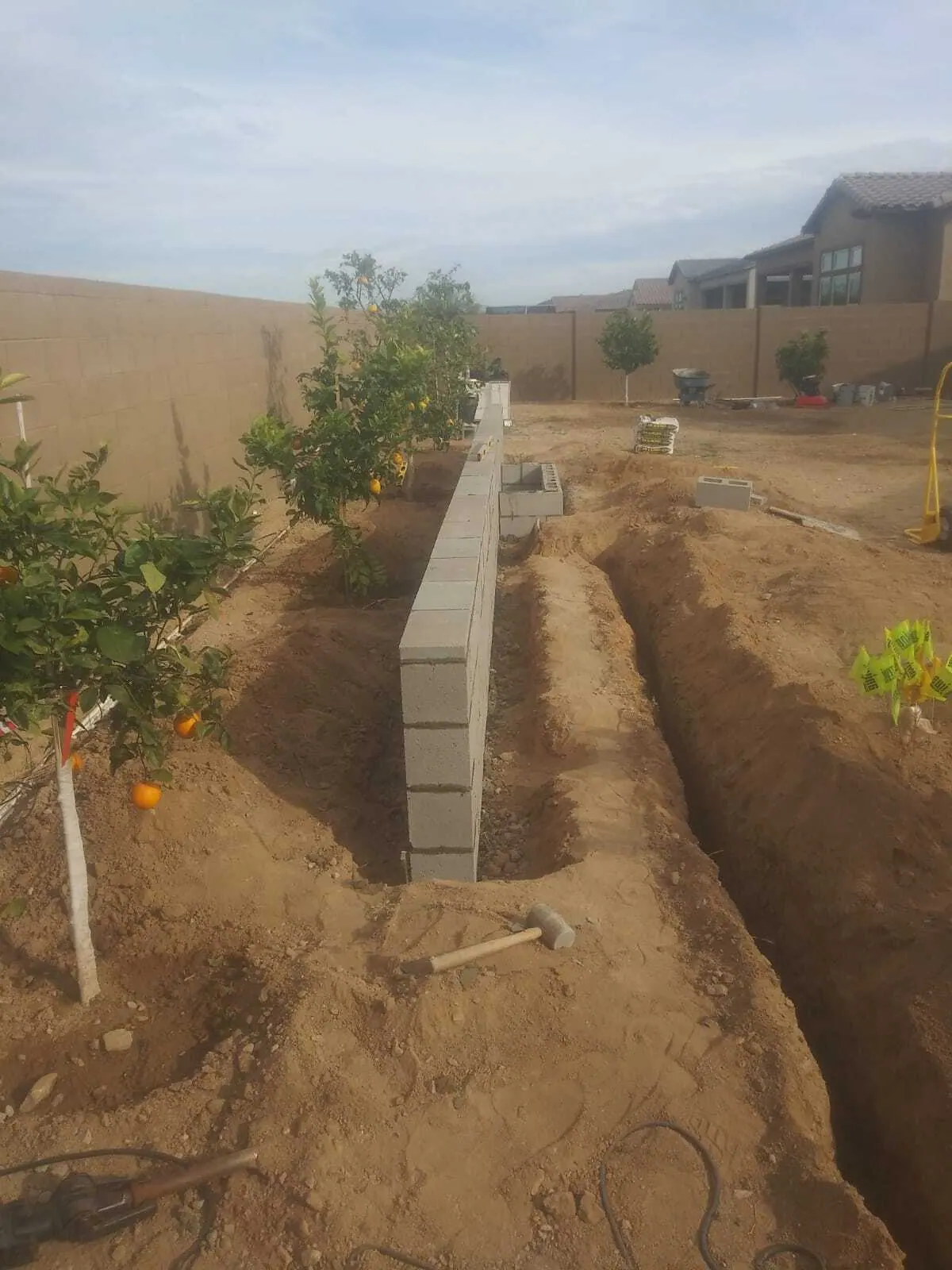 Wall footer sleeve